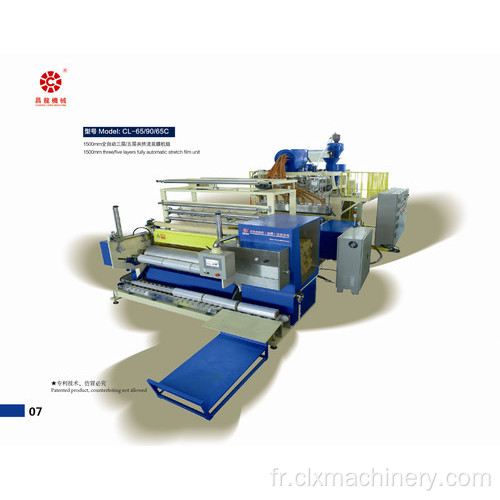 film de 5layers de 1500mm PE extrusion plastique machine